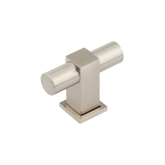 Westminster T Bar Cupboard Knobs Satin Nickel - Satin Nickel