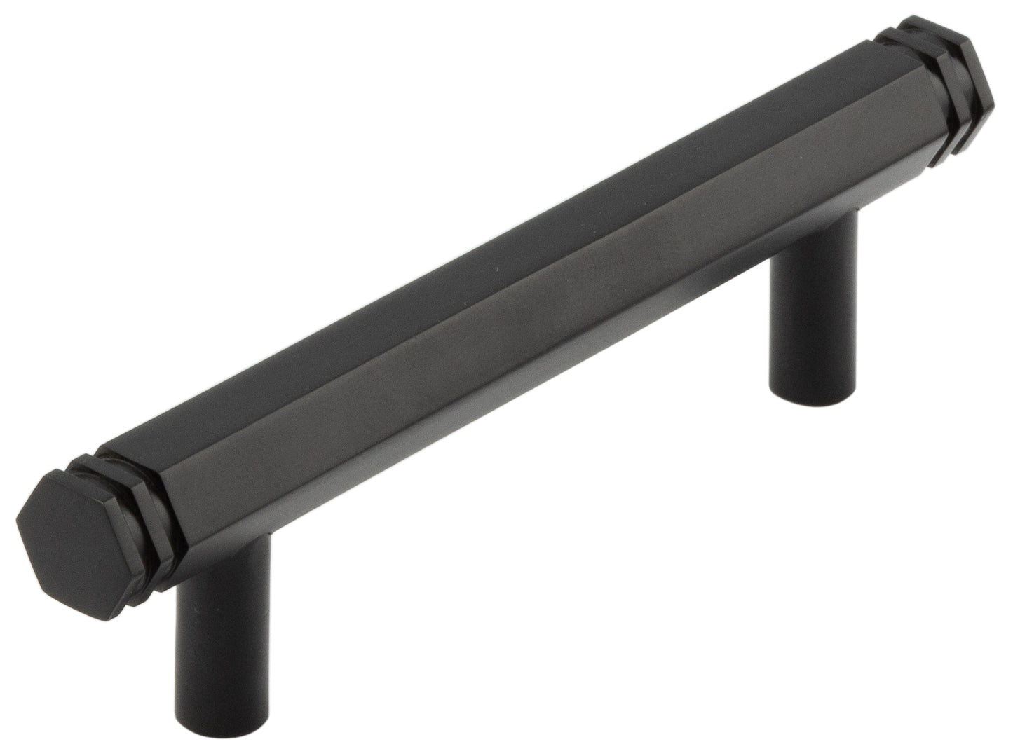 Hoxton Nile Cabinet Handles 96mm Ctrs Black - Black - 96mm Ctrs