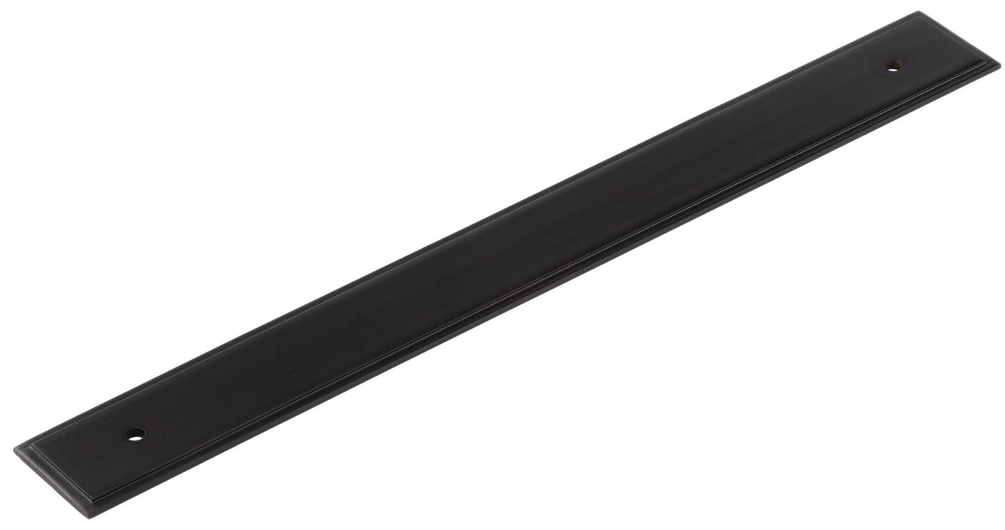 Hoxton Rushton Backplate for Cabinet Handles 268x30mm Black - Black - 268x30mm