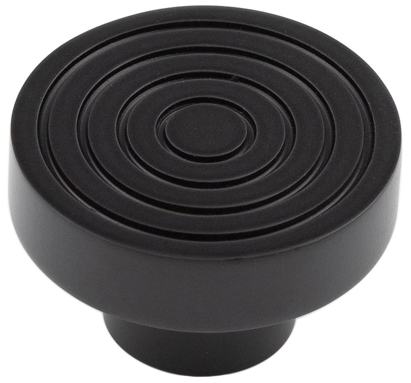 Murray Cupboard Knobs 40mm Black - Black - 40mm