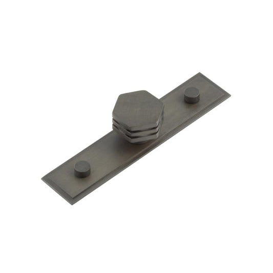 Nile Cupboard Knobs 30mm Stepped Dark Bronze - Dark Bronze - 30mm