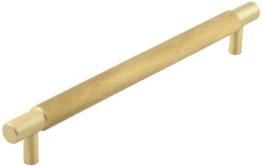 Hoxton Taplow Cabinet Handles 224mm Ctrs Satin Brass - Satin Brass - 224mm Ctrs