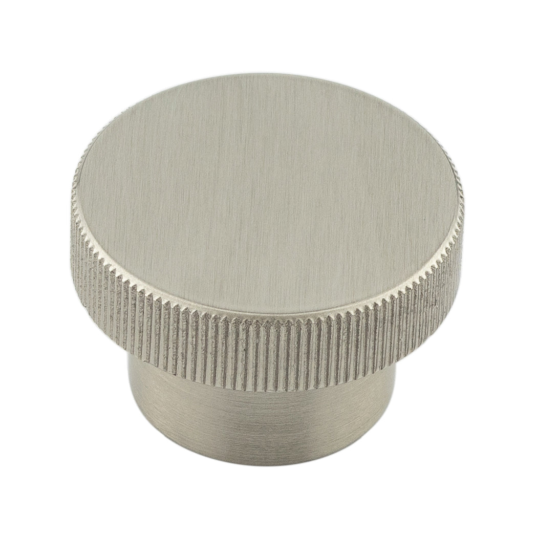 Thaxted Cupboard Knobs 40mm Satin Nickel - Satin Nickel - 40mm