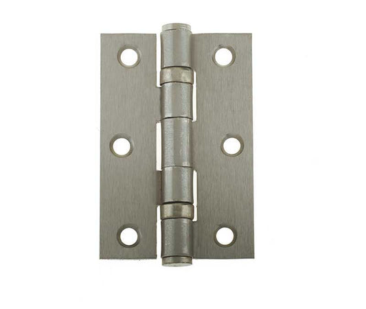 Jedo Grade 7 Steel Ball Bearing Hinges 76x50mm Satin Nickel - Satin Nickel - 76x50x2.2mm