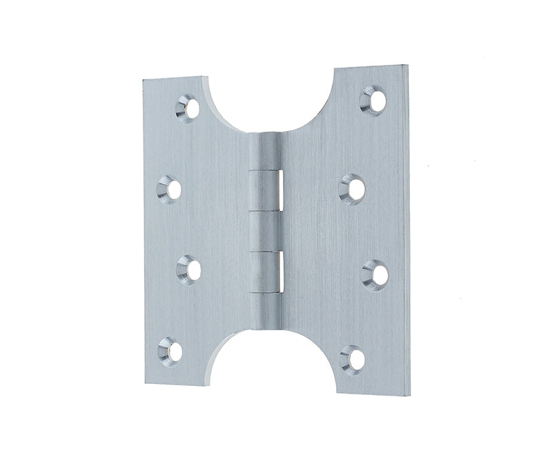 Budget Parliament Hinges 102x100x4mm Satin Chrome - Satin Chrome - 102x100x4mm