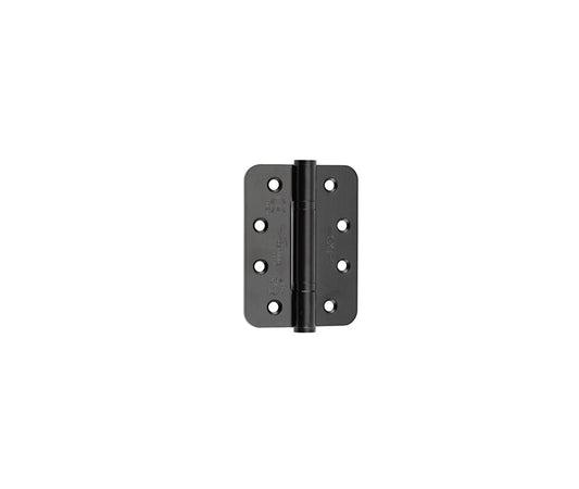 Certifire Stainless Steel Grade 13 Radiused Polymer Bearing Hinges 3 Knuckle (PCK 3) 102x76x3mm Blac - Black - 102x76x3mm