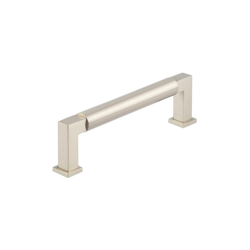 Burlington Westminster Round Cabinet Handles 128mm Satin Nickel - Satin Nickel - 128mm