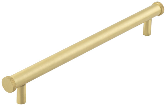 Hoxton Wenlock Cabinet Handles 224mm Ctrs Satin Brass - Satin Brass - 224mm Ctrs