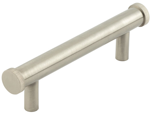 Hoxton Thaxted Cabinet Handles 96mm Ctrs Satin Nickel - Satin Nickel - 96mm Ctrs