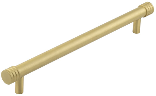 Hoxton Sturt Cabinet Handles 224mm Ctrs Satin Brass - Satin Brass - 224mm Ctrs