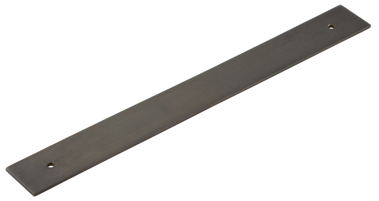 Hoxton Fanshaw Backplates for Cabinet Handles 268x30mm Dark Bronze - Dark Bronze - 268x30mm