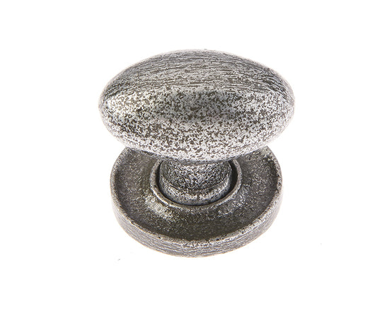 Oval Cupboard Knobs 27x36mm Pewter - Pewter - 27x36mm