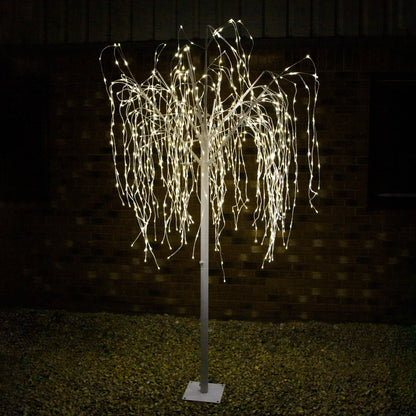 Wedding Moongate - Gold & 1 x Weeping Willow Tree 240cm Warm White