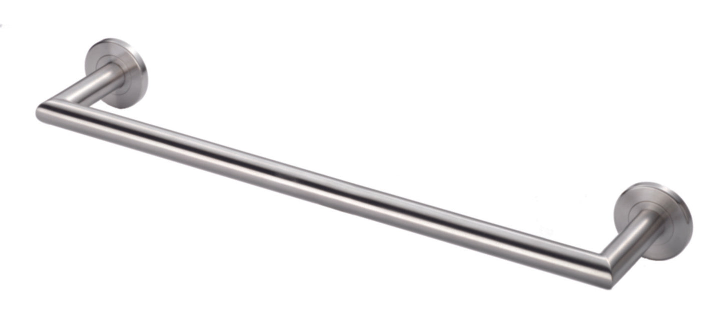 MITRED TOWEL RAIL - 400MM C/C - CONCEALED FIX_x005F

 - SATIN STAINLESS STEEL - 400mm