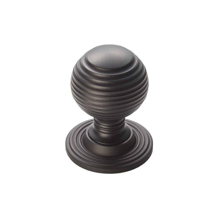 FTD QUEEN ANNE KNOB 22MM - MATT BLACK -