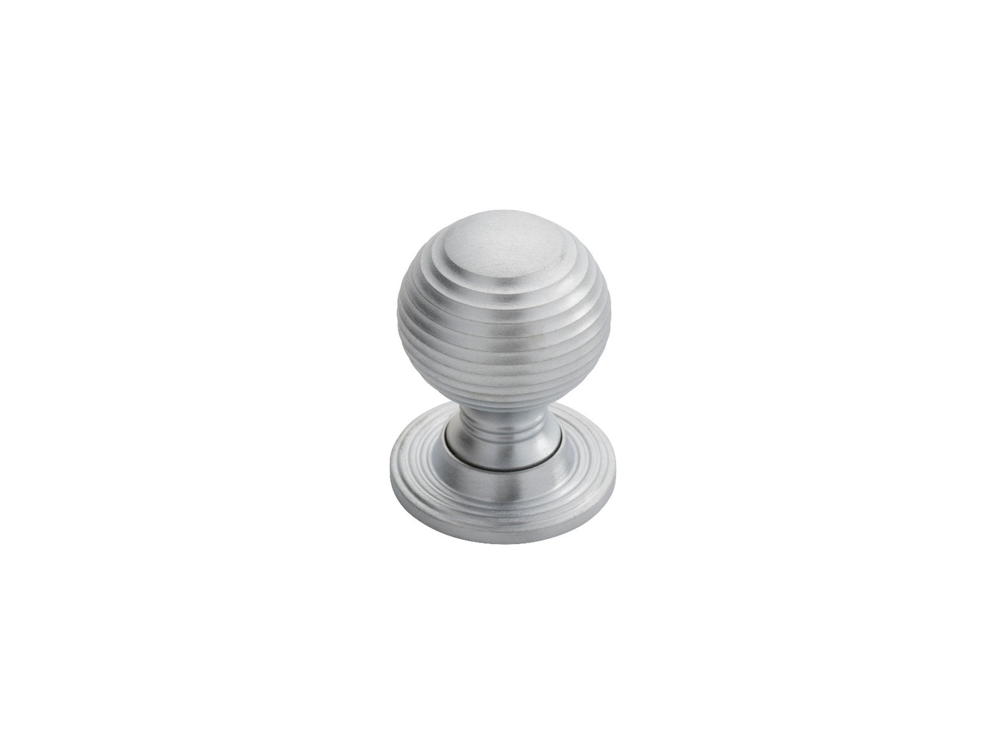 FTD QUEEN ANNE KNOB 28MM - SATIN CHROME - 30 ( 27.5 )