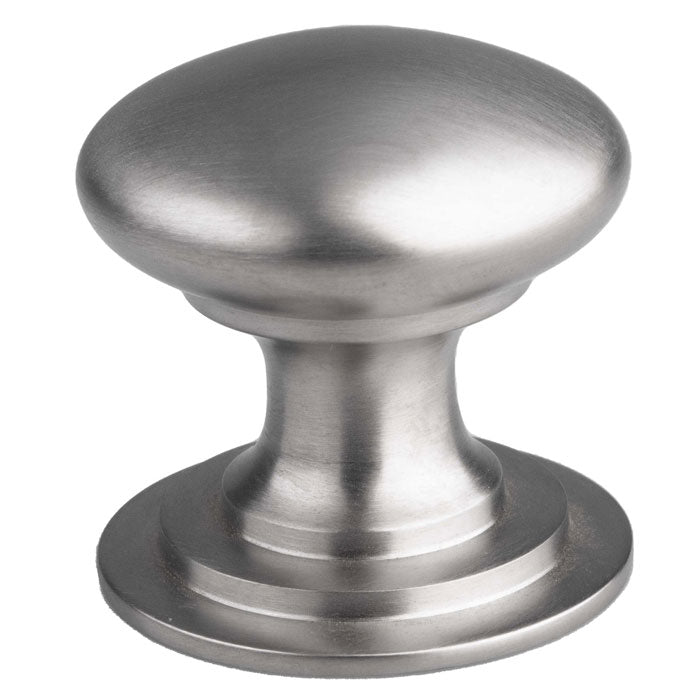 VICTORIAN CUPBOARD KNOB (ONE PIECE) 42MM - SATIN NICKEL - 42 ( 42 )