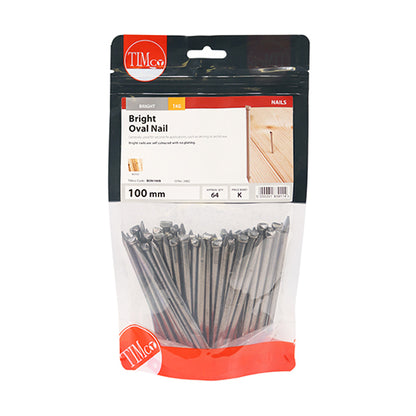 TIMCO Oval Nails Bright - 100mm