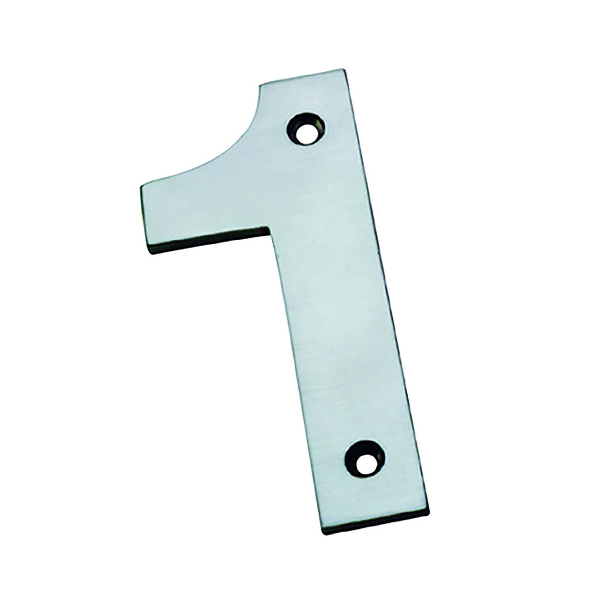 100 X 46 X 5MM - NUMBER 1 - FACE FIX _x005F

 - SATIN STAINLESS STEEL -