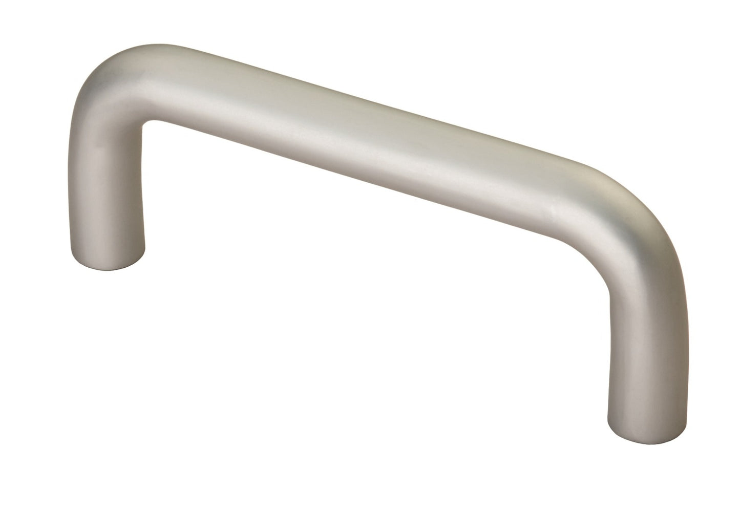 19MM DIA D PULL HANDLE - 600MM C/C - SATIN ANODISED ALUMINIUM -