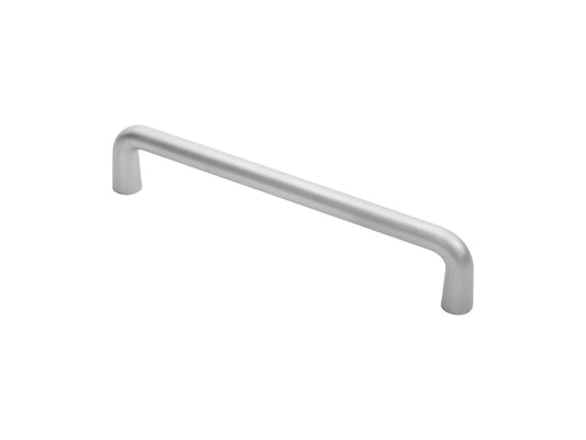 19MM DIA D PULL HANDLE - 300MM C/C - SATIN ANODISED ALUMINIUM -