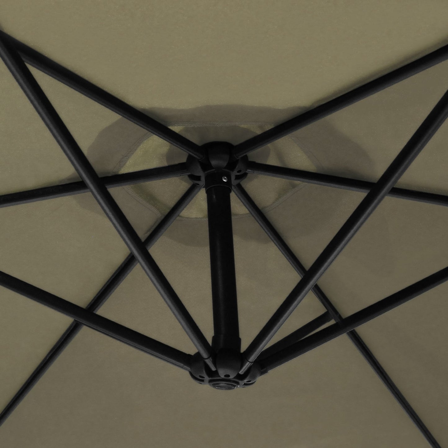 Beige Cantilever Parasol