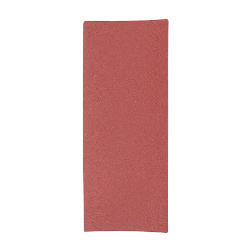 5 x TIMCO 1/3 Sanding Sheets 180 Grit Red Unpunched - 93 x 230mm