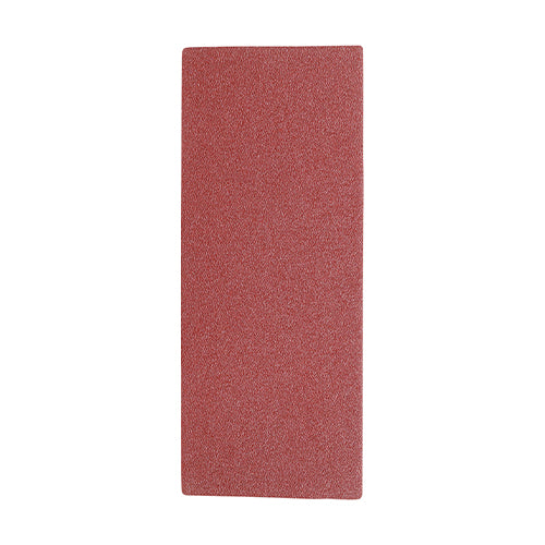 5 x TIMCO 1/3 Sanding Sheets Mixed Red Unpunched - 93 x 230mm (80/120/180)