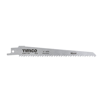 5 x TIMCO Reciprocating Saw Blades Wood Cutting High Carbon Steel - S644D