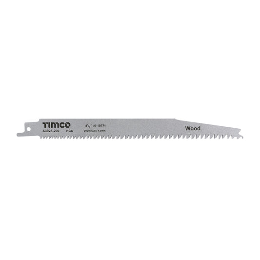 5 x TIMCO Reciprocating Saw Blades Wood Cutting High Carbon Steel - S2345X