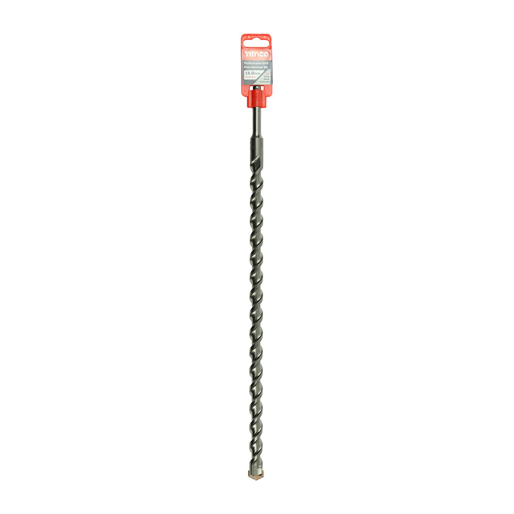 TIMCO Professional SDS Plus Hammer Bits (PGM) - 18.0 x 450