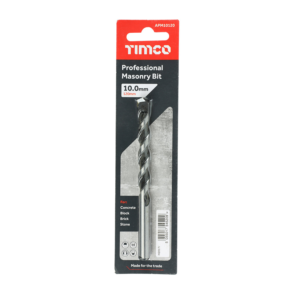 TIMCO Masonry Drill Bits - 10.0 x 120