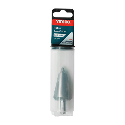 TIMCO Cone Cutter M2 HSS - 16-31mm