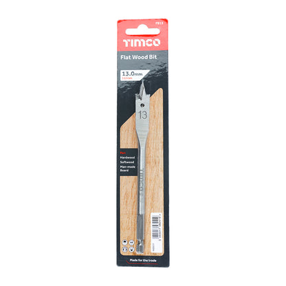 TIMCO Flat Wood Bits - 13.0 x 152