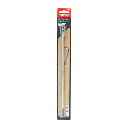 TIMCO Flat Wood Bits 1/4" Extension Rod - 300mm