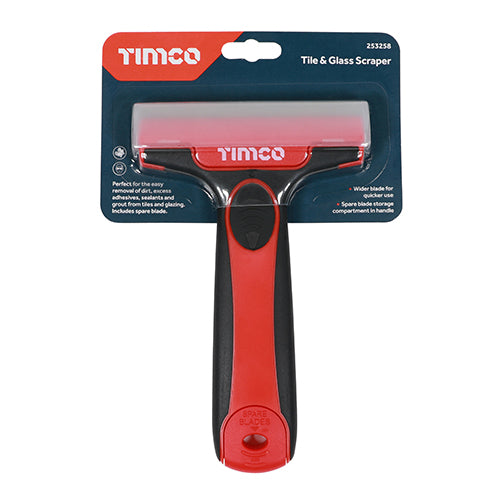 TIMCO Tile & Glass Scraper - 100mm