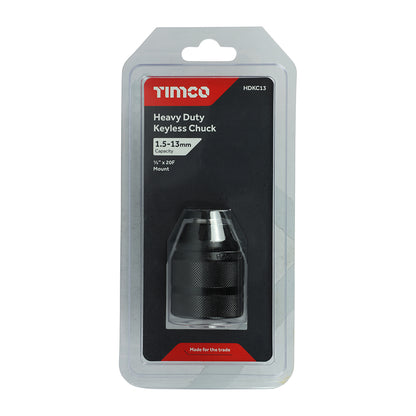 TIMCO Heavy Duty Keyless Chuck - 1/2"