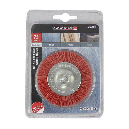 TIMCO Drill Wheel Brush Nylon - 75mm