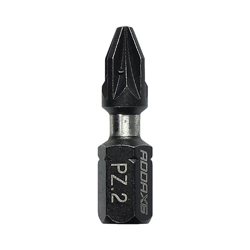 10 x TIMCO X6 Impact Pozi Driver Bit - No.2 x 25