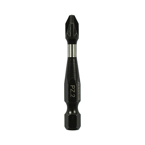 5 x TIMCO X6 Impact Pozi Driver Bit - No.2 x 50