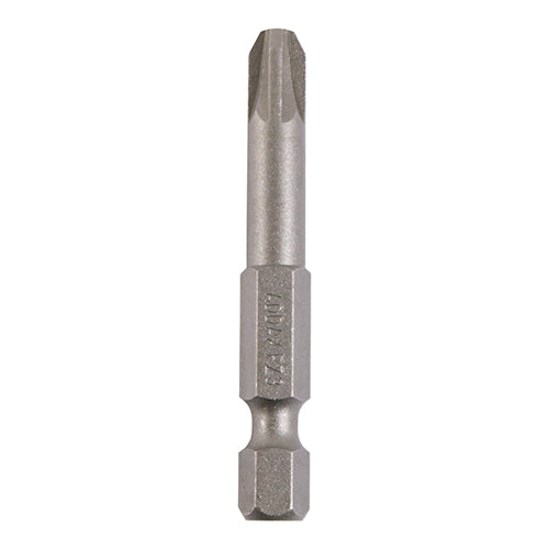 5 x TIMCO Pozi Driver Bit S2 Grey - No.3 x 50