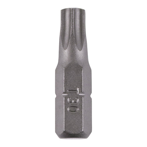 10 x TIMCO TX Drive Driver Bit S2 Grey - TX30 x 25