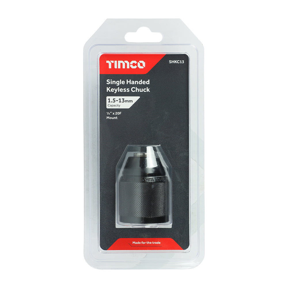 TIMCO Single Handed Keyless Chuck - 1/2"