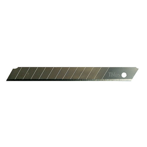 10 x TIMCO Utility Knife Blade Snap Off - 80 x 9 x 0.6