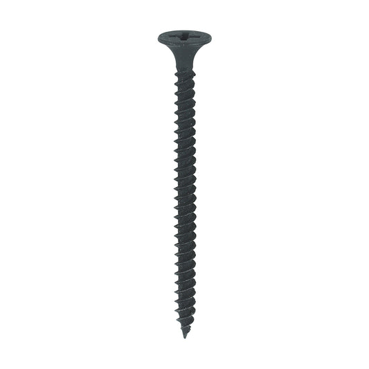 200 x TIMCO Drywall Fine Thread Bugle Head Black Screws - 3.5 x 50