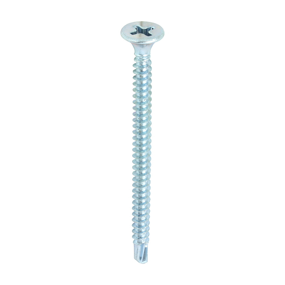 1000 x TIMCO Drywall Self-Drilling Bugle Head Silver Screws - 3.5 x 50