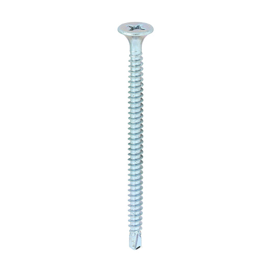 500 x TIMCO Drywall Self-Drilling Bugle Head Silver Screws - 3.5 x 55