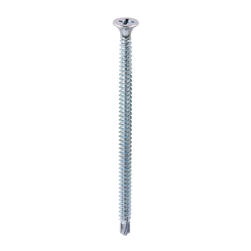 500 x TIMCO Drywall Self-Drilling Bugle Head Silver Screws - 4.2 x 75