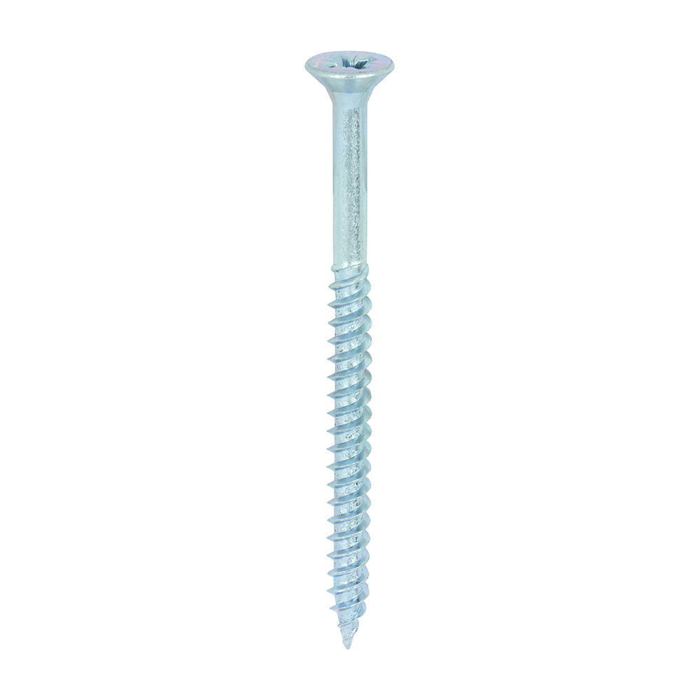 200 x TIMCO Twin-Threaded Countersunk Silver Woodscrews - 12 x 3