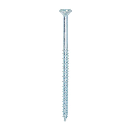 100 x TIMCO Twin-Threaded Countersunk Silver Woodscrews - 12 x 4